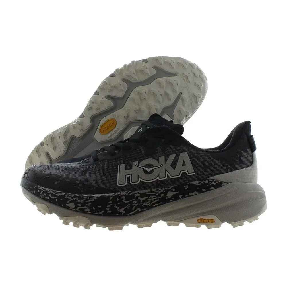 Hoka Men's Speedgoat 6 Black/Stardust 1147791-BKSTR